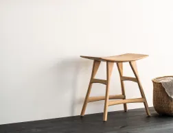 Ethnicraft Osso Low Stool Oak Natural
