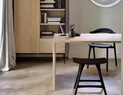 Ethnicraft Osso Low Stool Oak Black