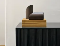 Ethnicraft Pi Bookends Mahogany Dark Brown