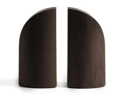 Ethnicraft Pi Bookends Mahogany Dark Brown