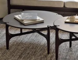 Ethniicraft Pi Coffee Table Mahogany 80cm
