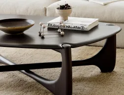 Ethnicraft Pi Coffee Table Mahogany Dark Brown 134cm