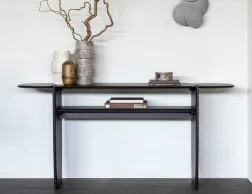 Ethnicraft Pi Console Mahogany Dark Brown 160cm