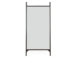 Ethnicraft Pi Floor Mirror Mahogany Dark Brown