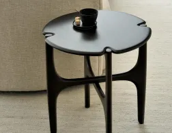 Ethnicraft Pi Side Table Mahogany Dark Brown