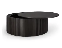 Ethnicraft Roller Max Coffee Table Mahogany Brown 80cm