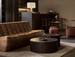 Ethnicraft Roller Max Coffee Table Group Lifestyle