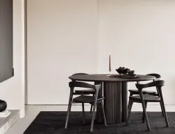Ethnicraft Roller Max Dining Table Bok Dining Chair
