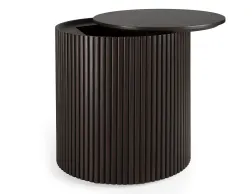 Ethnicraft Roller Max Side Table Mahoganhy Brown
