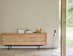 Ethnicraft Shadow Sideboard With Drawers 224cm