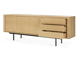 Ethnicraft Shadow Sideboard With Drawers 224cm