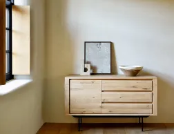 Ethnicraft Shadow Sideboard With Drawers 134cm