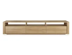 Ethnicraft Shadow Tv Unit Oak Natural 210cm