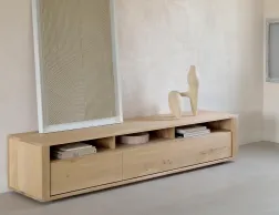 Ethnicraft Shadow Tv Unit Oak Natural 210cm