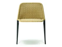 Kaki Chair Charcoal Wheat Poly