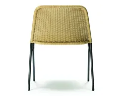 Kaki Chair Charcoal Wheatpoly