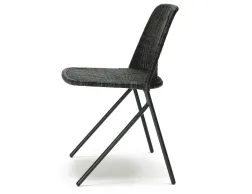 Kaki Dining Chair Charcoal