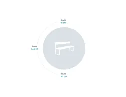 Bench With Back M