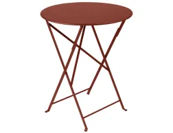 Bistro Table Round 60 Red Ochre