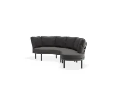 Aluna Outdoorsofa Configa Flipped Charcoal Darkgrey