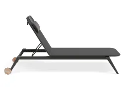 Amalfi Sunlounge Slingcushion Charcoal