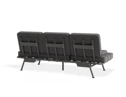 Arla 3seater Charcoal Darkgrey