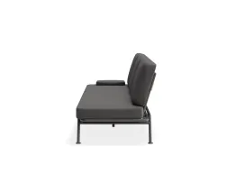 Arla 3seater Charcoal Darkgrey