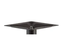 Cafe Table Solid Brax Table Base Flat