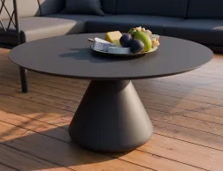 Kora Coffeetable 90cm Charcoal