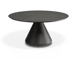 Kora Coffeetable 90cm Charcoal Basalt