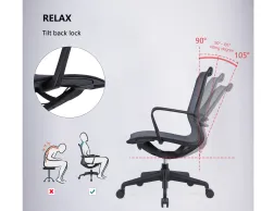 Lunar Grey Office Chair