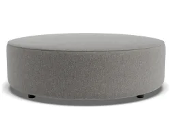 Lune Round High Ottoman 120cm Fossil Product