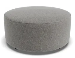 Lune Round High Ottoman 80cm Fossil Product