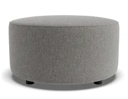 Lune Round High Ottoman 70cm Fossil Product