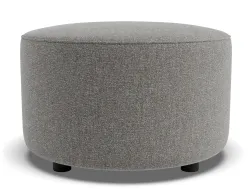 Lune Round High Ottoman 60cm Fossil Product