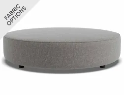Lune Round Low Ottoman 120cm Fossil Product
