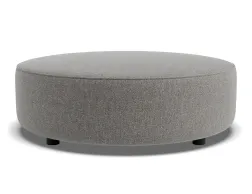 Lune Round Low Ottoman 90cm Fossil Product