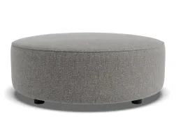 Lune Round Low Ottoman 80cm Fossil Product