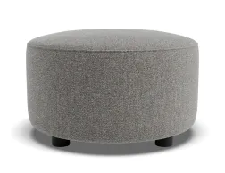 Lune Round Low Ottoman 50cm Fossil Product