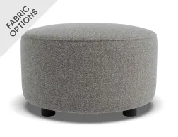 Lune Round Low Ottoman 50cm Fossil Product