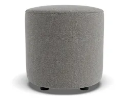 Lune Round Drum Ottoman 45cm Fossil Product