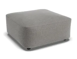 Lune Square High Ottoman 80cm Fossil Product
