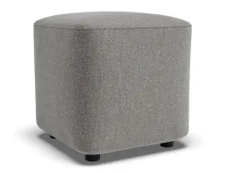 Lune Square Drum Ottoman 45cm Fossil Product
