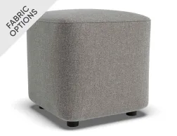 Lune Square Drum Ottoman 45cm Fossil Product