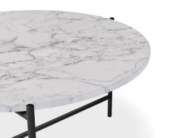 White Marble Round