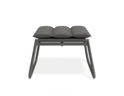 Paloma Footrest Charcoal Darkgrey