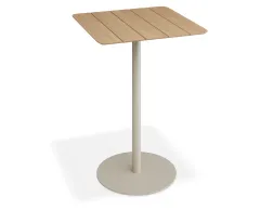 Roku Teakbartable 75x75 Latte