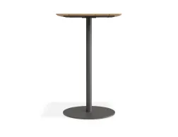 Roku Teakbartable 65x65 Charcoa