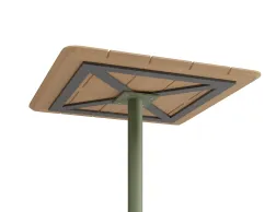 Roku Teakbartable 75x75 Green