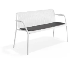 Roku Gardenbench Charcoal White